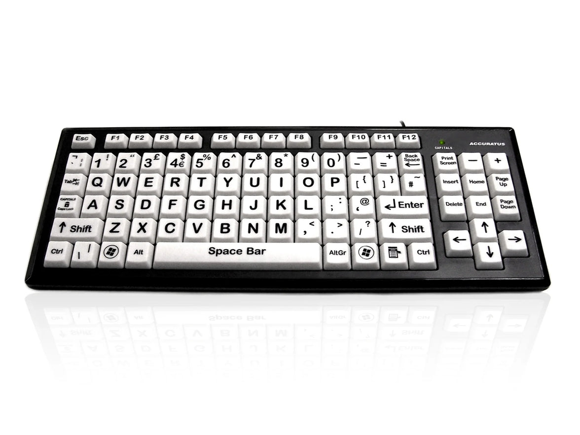 Accuratus Monster 2 High Contrast Keyboard