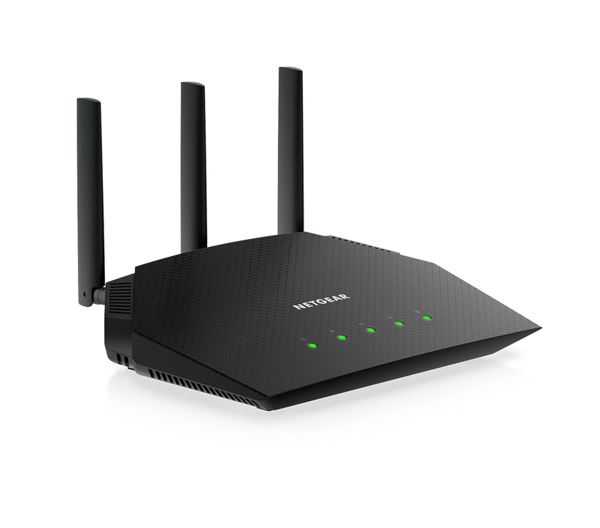 NETGEAR Nighthawk 4-Stream AX1800 WiFi 6 Router (RAX10) wireless router Gigabit Ethernet Dual-band (2.4 GHz / 5 GHz) Black