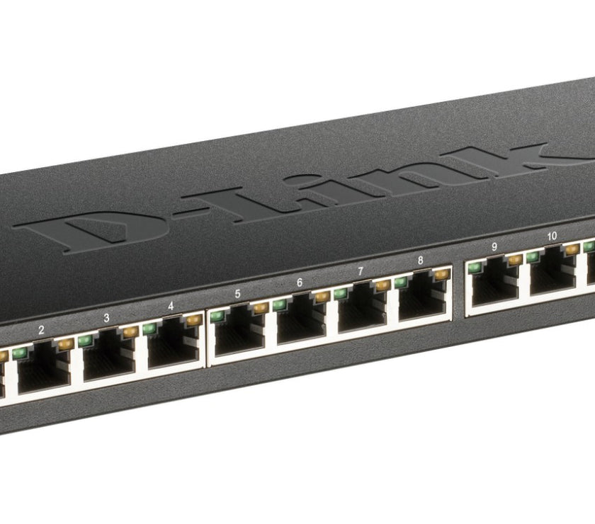 D-Link DGS-1016S-B 16-Port Gigabit Unmanaged Switch