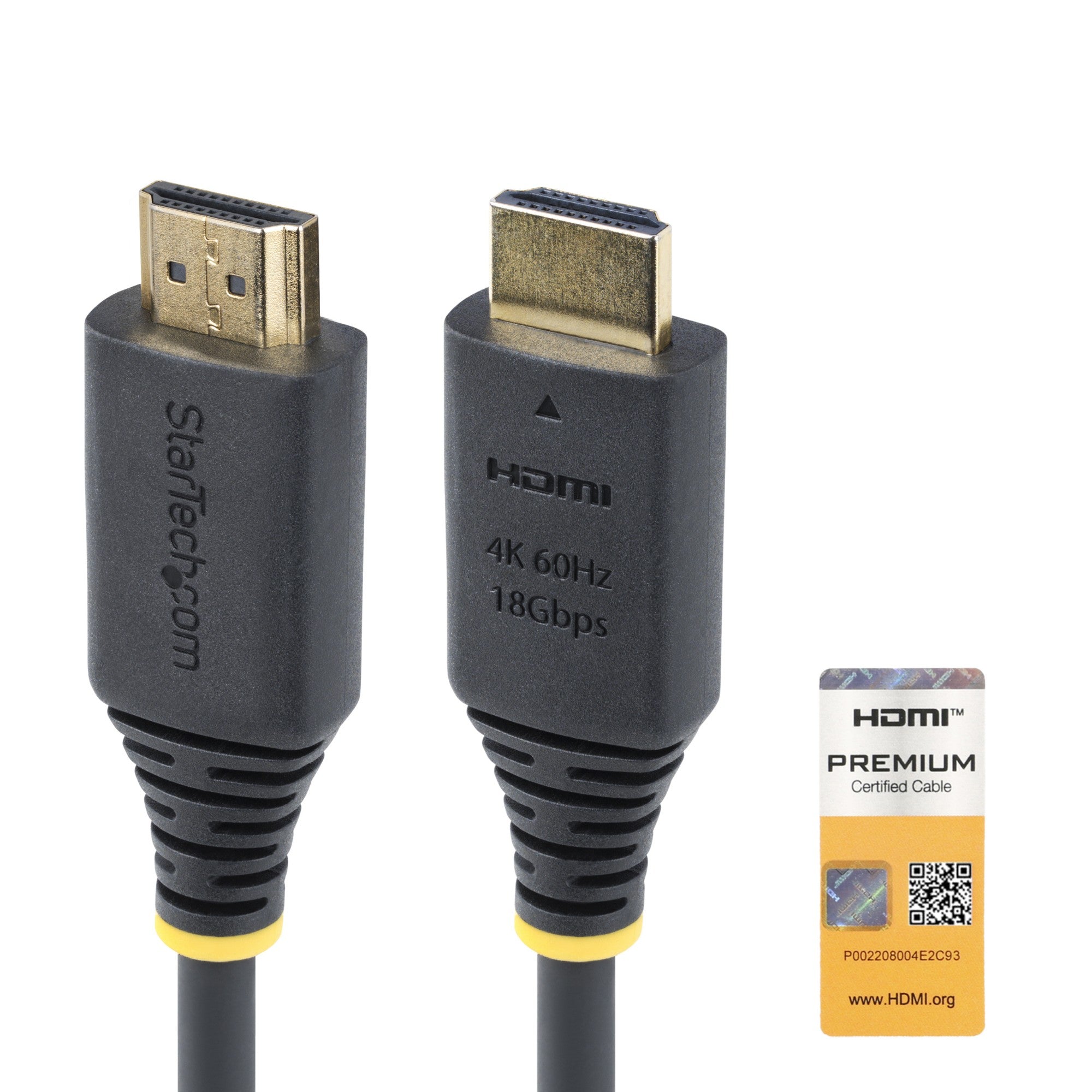 StarTech 1.5M PREMIUM CERTIFIED HDMI CABLE 4K60