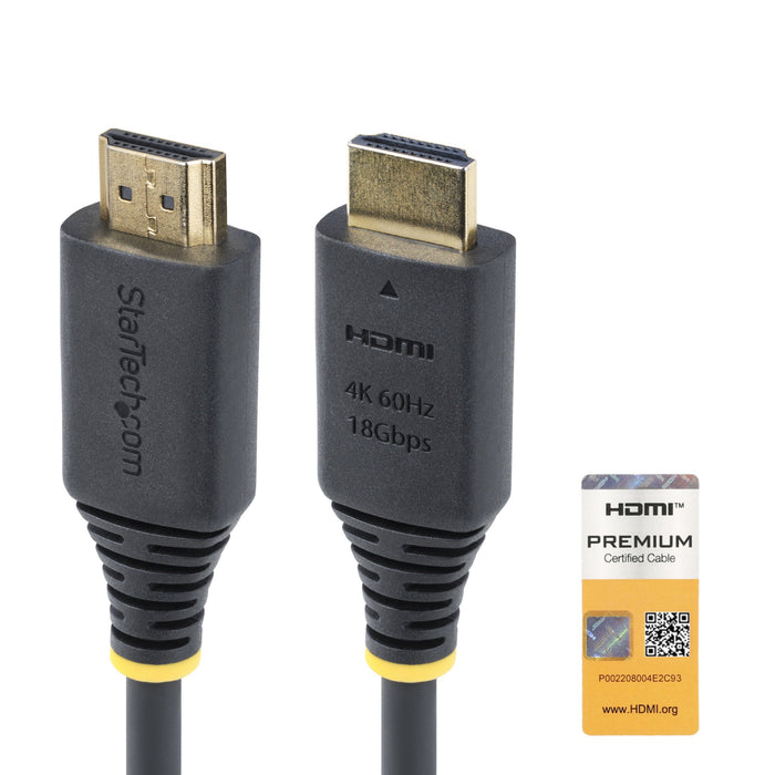 StarTech 1.5M PREMIUM CERTIFIED HDMI CABLE 4K60