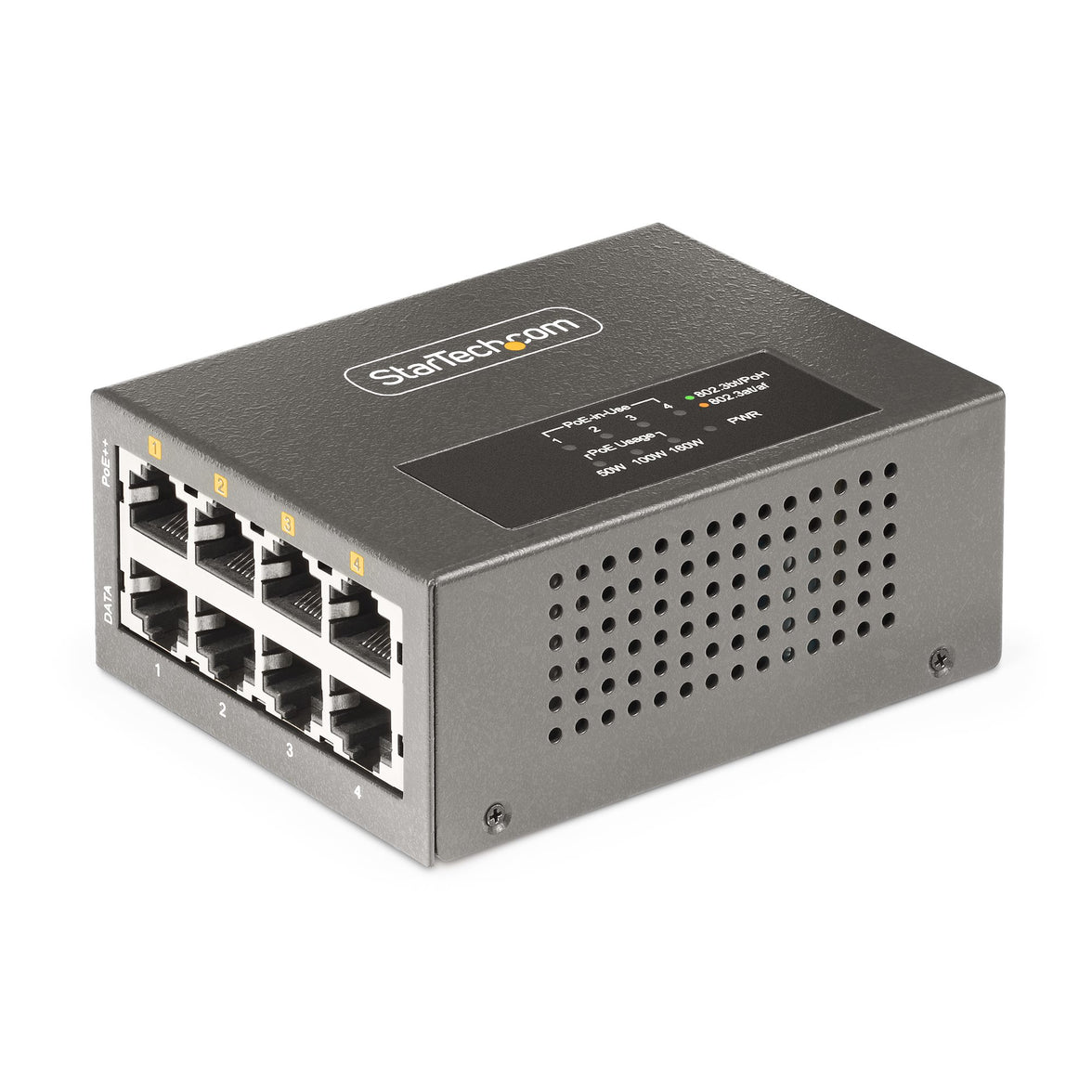 4-Port Multi-Gigabit PoE+/PoE++ Injector