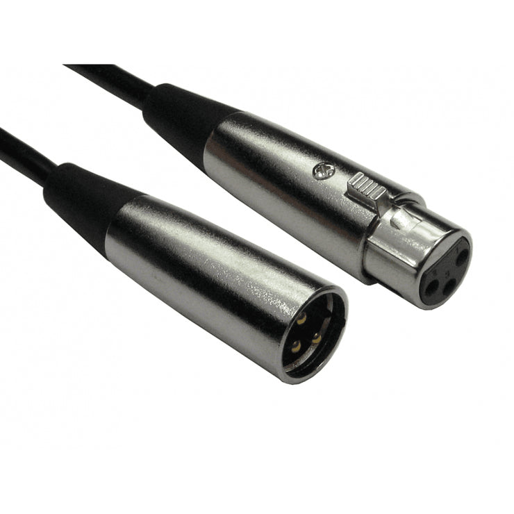 CDL 10m 3 Pin XLR M to F Silver