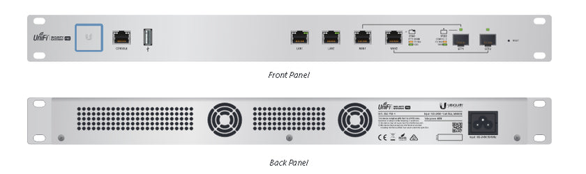 Ubiquiti UniFi USG-PRO-4 - Security appliance - 1GbE - rack-mountable