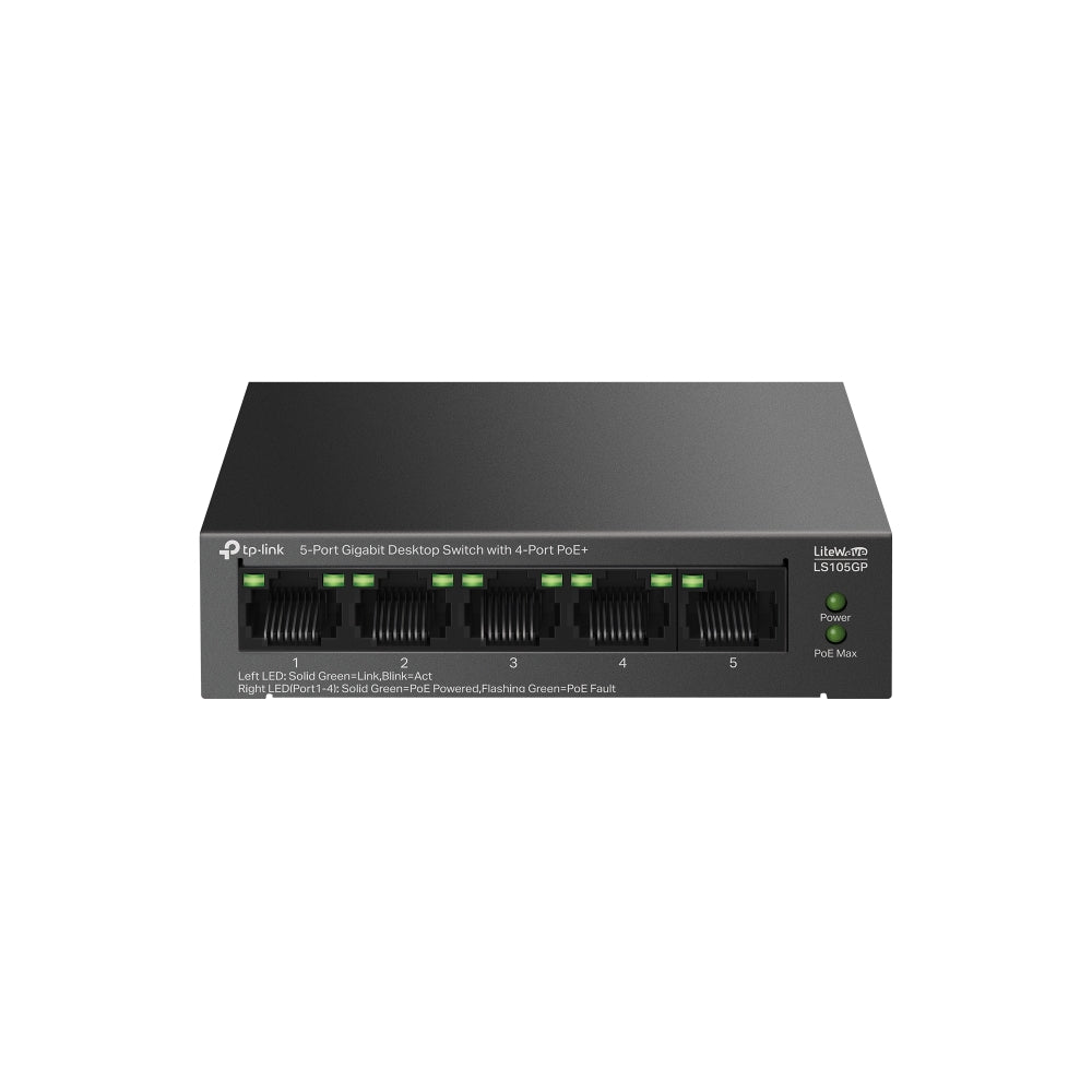 TP-LINK 5-PORT GB DESKTOP SWT 4 PT POE