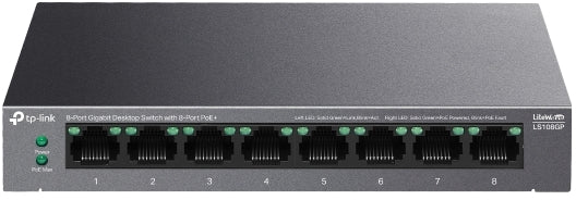 TP-Link LS108GP 8 Port Gigabit Switch