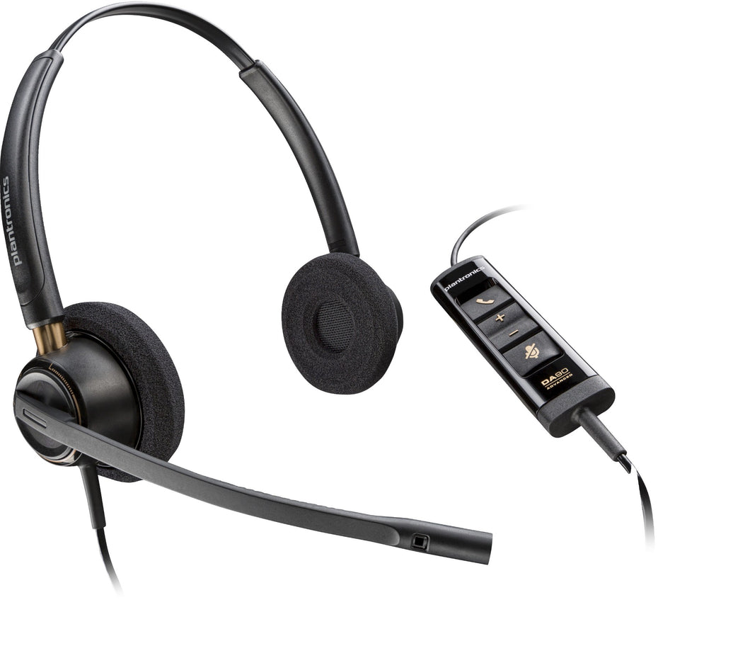 Poly EncorePro 525 Microsoft Teams Certified Stereo with USB-A Headset