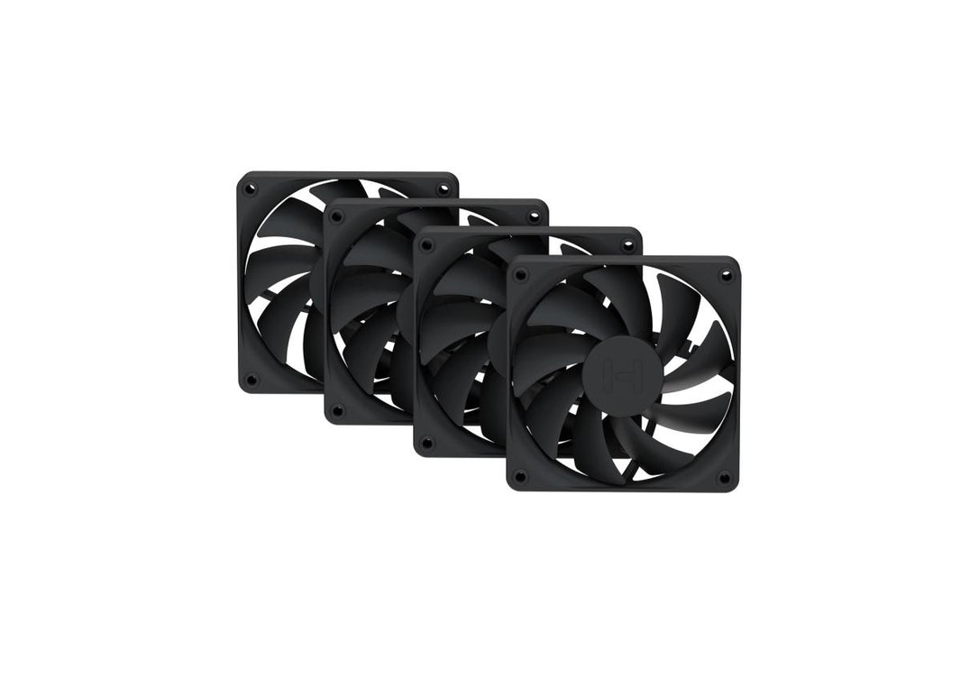 HYTE FA12 120MM CASE FANS PITCH BLK 4PK