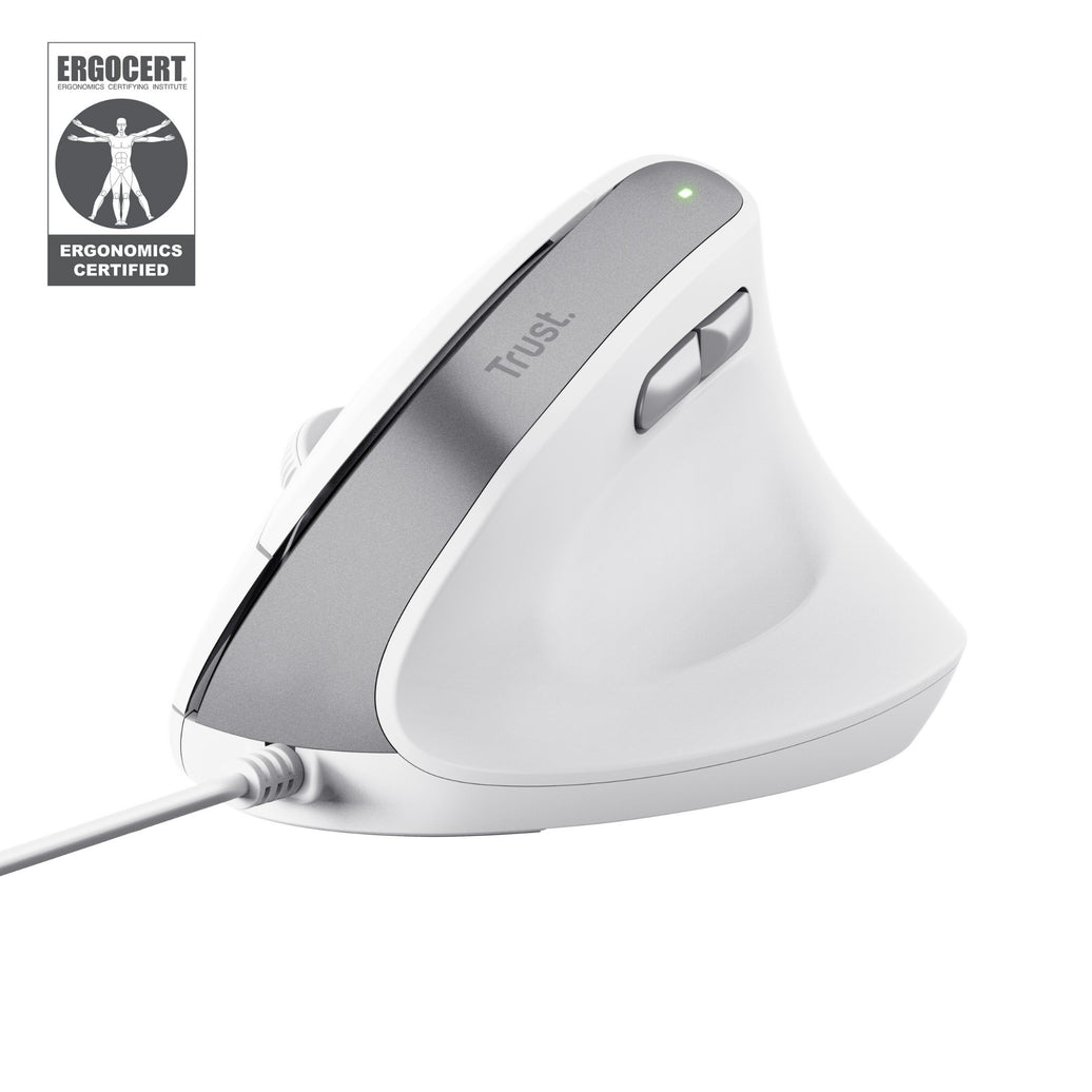 Trust BAYO II ERGONOMIC MOUSE WHT