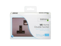 Energenie Mi Home Style - Double Socket - nickel