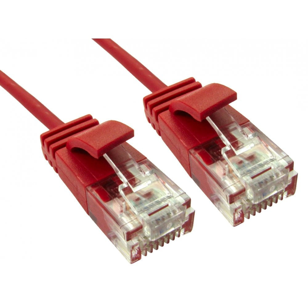CDL 3m Slim Gigabit Patch Red