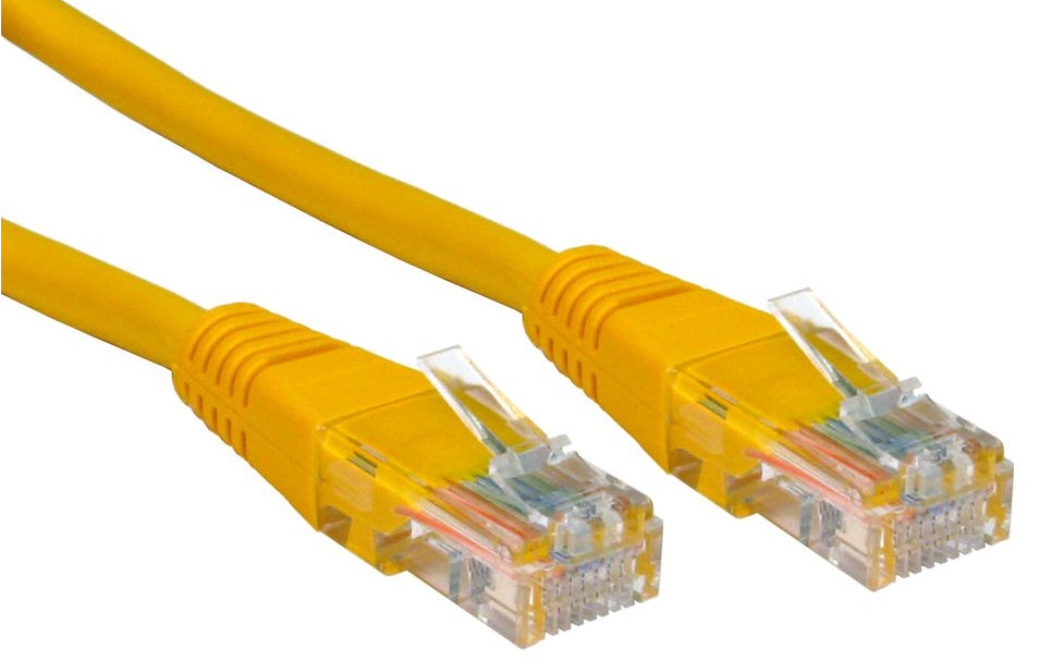 CDL 2m Cat5e Cbl - Yellow 24AWG