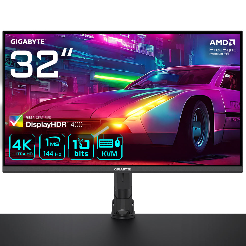GIGABYTE 31.5 IPS MON SPK ARM ED M32U AE