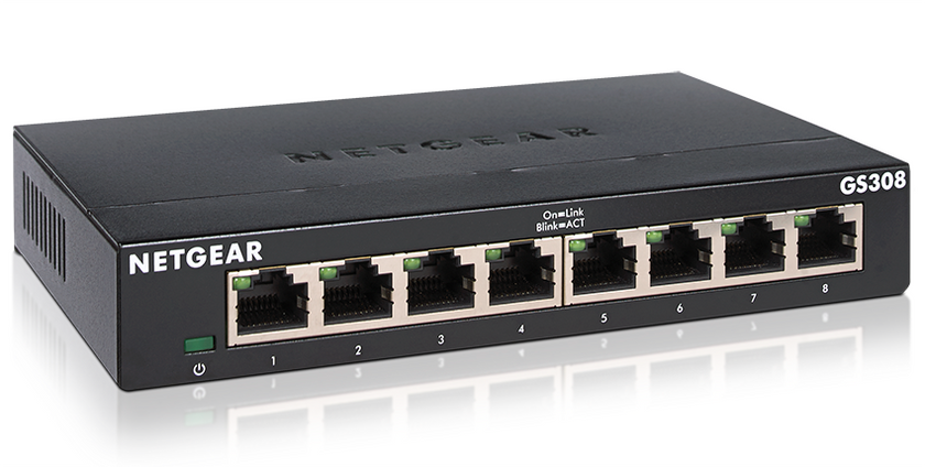 NETGEAR 8PT GIGE Unmanaged SW 300-Series