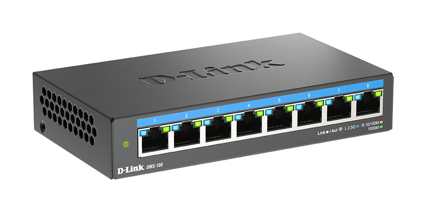 D-Link 8-Port 2.5G Multi-Gigabit Desktop Switch