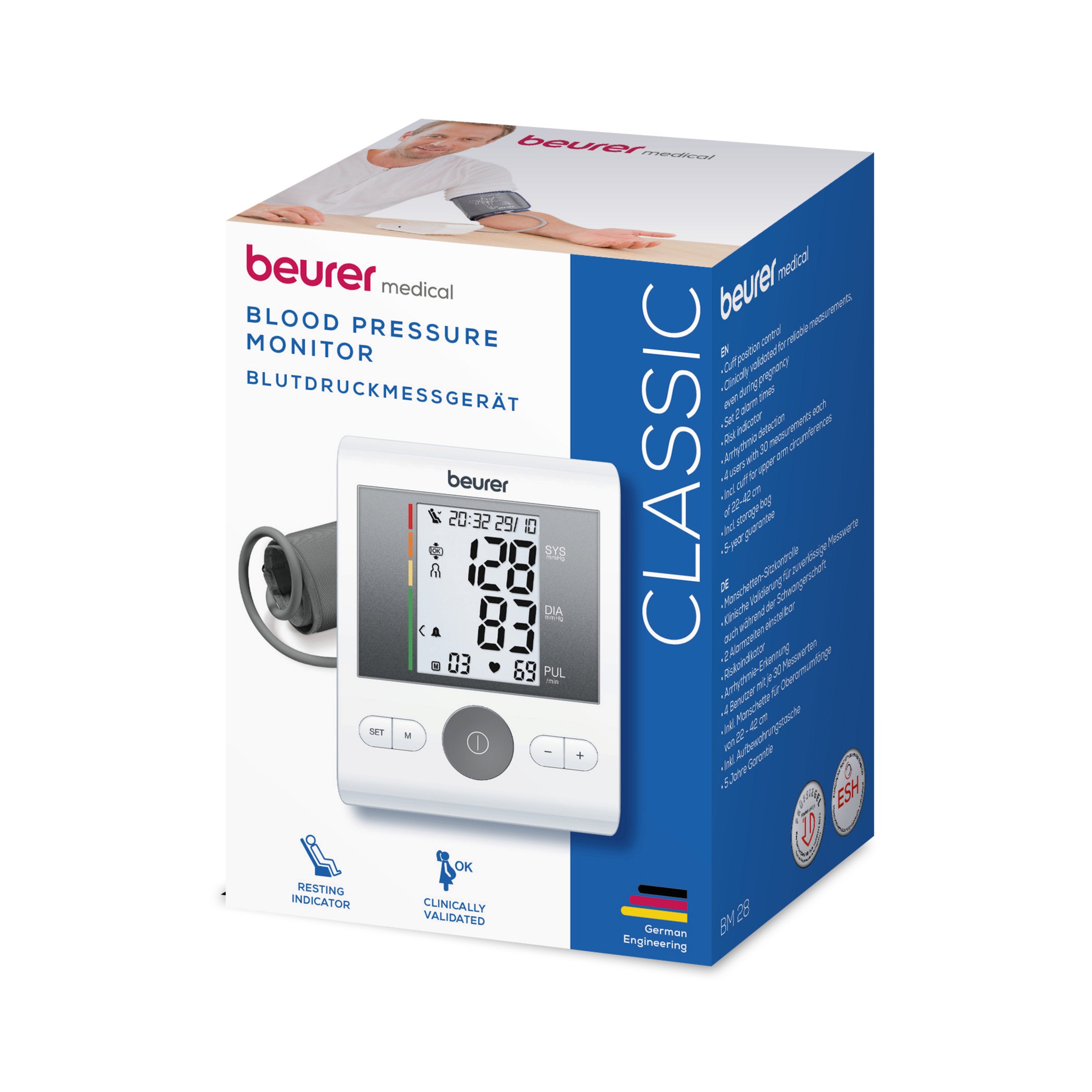 BEURER BM28 BLOOD PRESSURE MONITOR