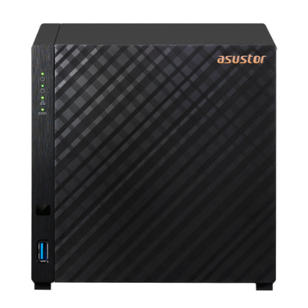 Asustor Drivestor 4 Gen 2  AS1204T 4 Bay NAS Quad-Core 1.7GHz CPU 2.5GbE Port 1GB DDR4 Three USB