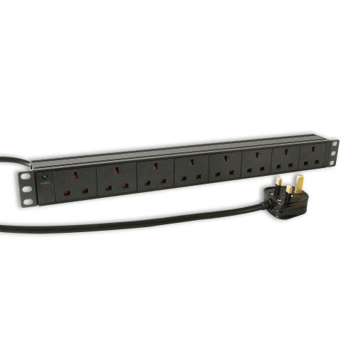1U 8 WAY HORZ PDU UK13A