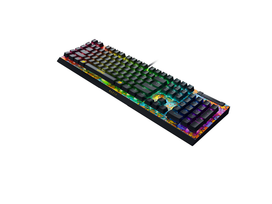 RAZER BLACKWIDOW V4 X POKEMON US GREEN