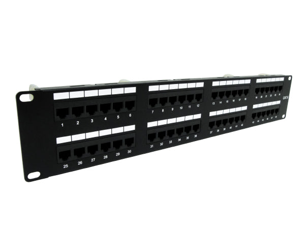 TITAN CAT6 2U 48WAY PATCH PANEL
