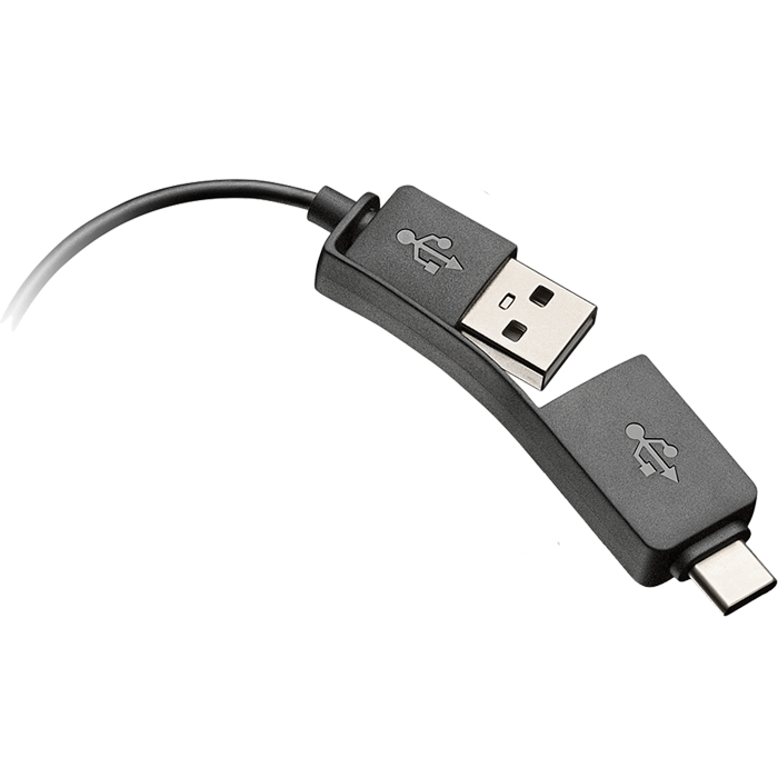 Poly Blackwire 8225M USB-C + Adapter USB-A