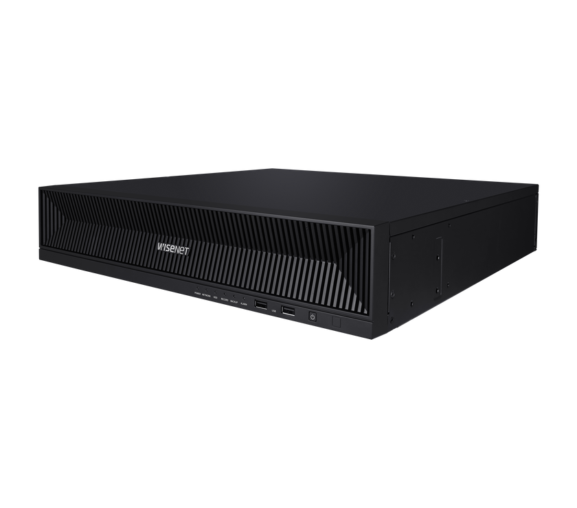 Hanwha XRN-6410B2 network video recorder Black