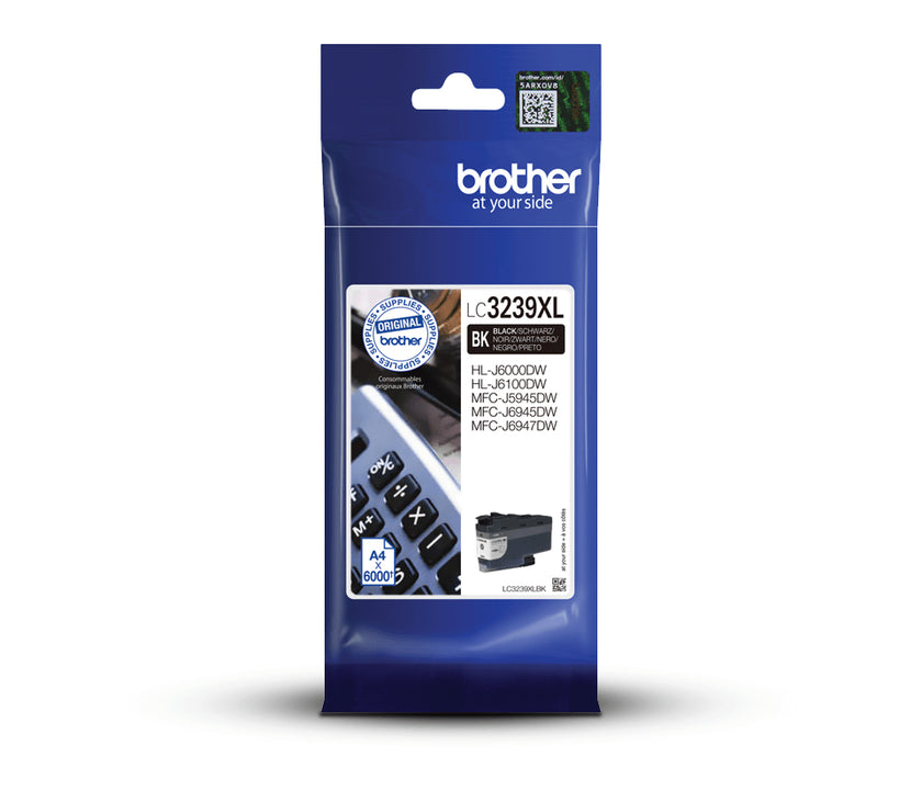 Brother LC3239XLBK Black Ink 128ml