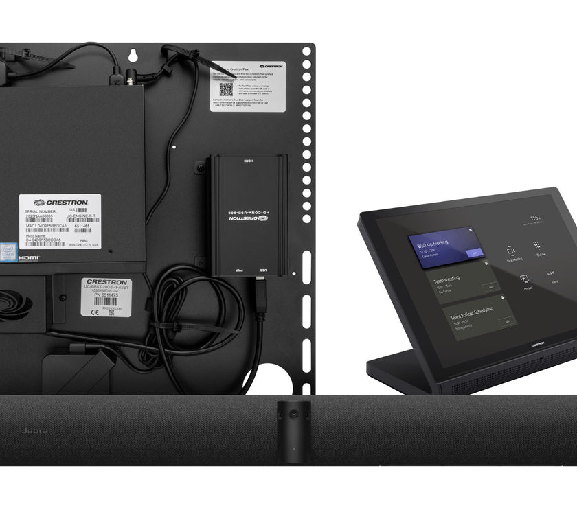 Crestron Flex Small Room Conference System with Jabra PanaCast 50 Video Bar for Microsoft Teams Rooms