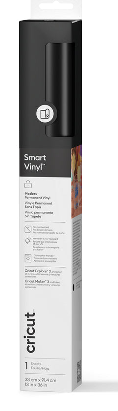 Cricut Smart Vinyl Permanent(Blk) 3 Pack