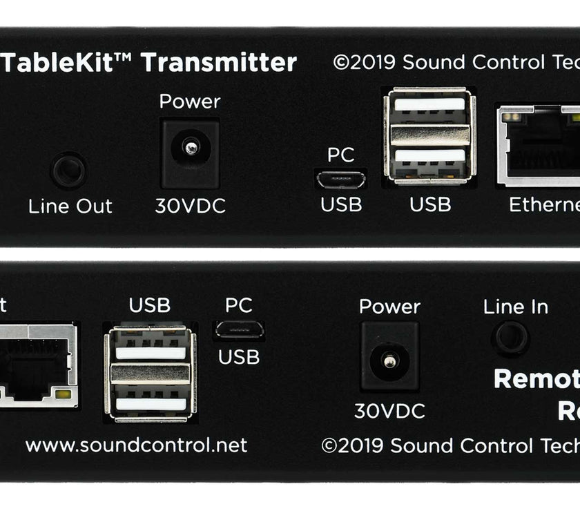RemoteTable\u2122 [1080p60 Content HDMI + USB-A(90Mbps) + Bi-Directional Audio + (3) Cisco Mic Inputs + Touch10 Control + 12V ]