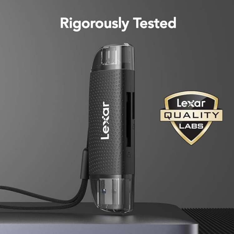 Lexar 310X Dual Slot USB microSD Reader