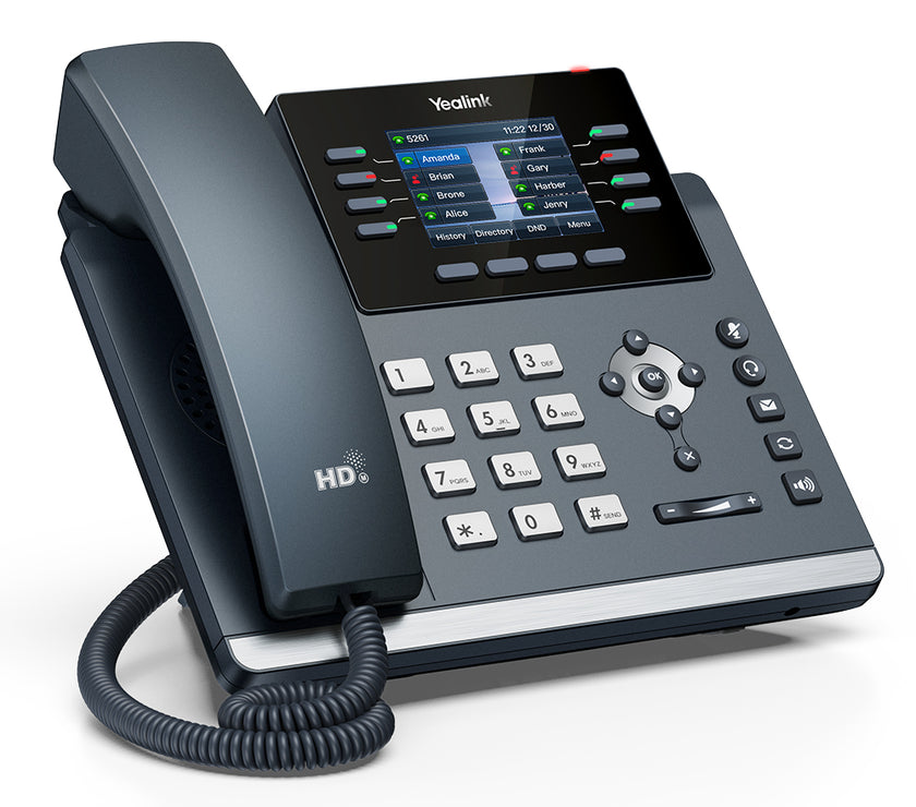 Yealink SIP-T44U IP phone Grey 8 lines LCD Wi-Fi