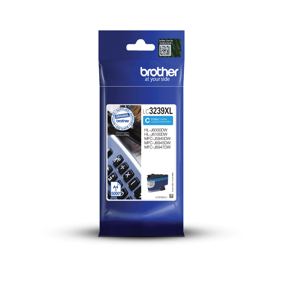 Brother LC3239XLC Cyan Ink 50ml