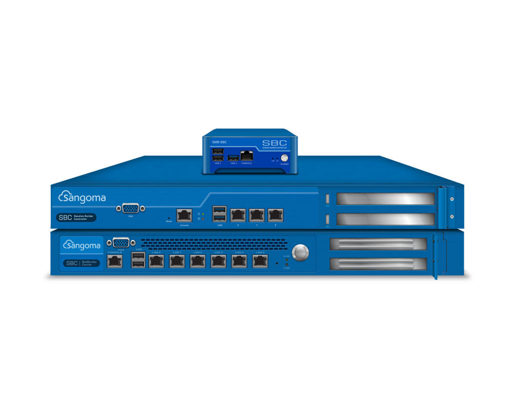 Sangoma NetBorder Carrier SBC 250 Calls 1U Dual Redundant AC