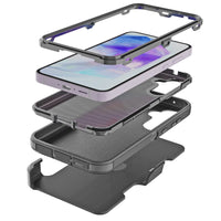 Samsung A55 rugged case with inbuilt screen protector