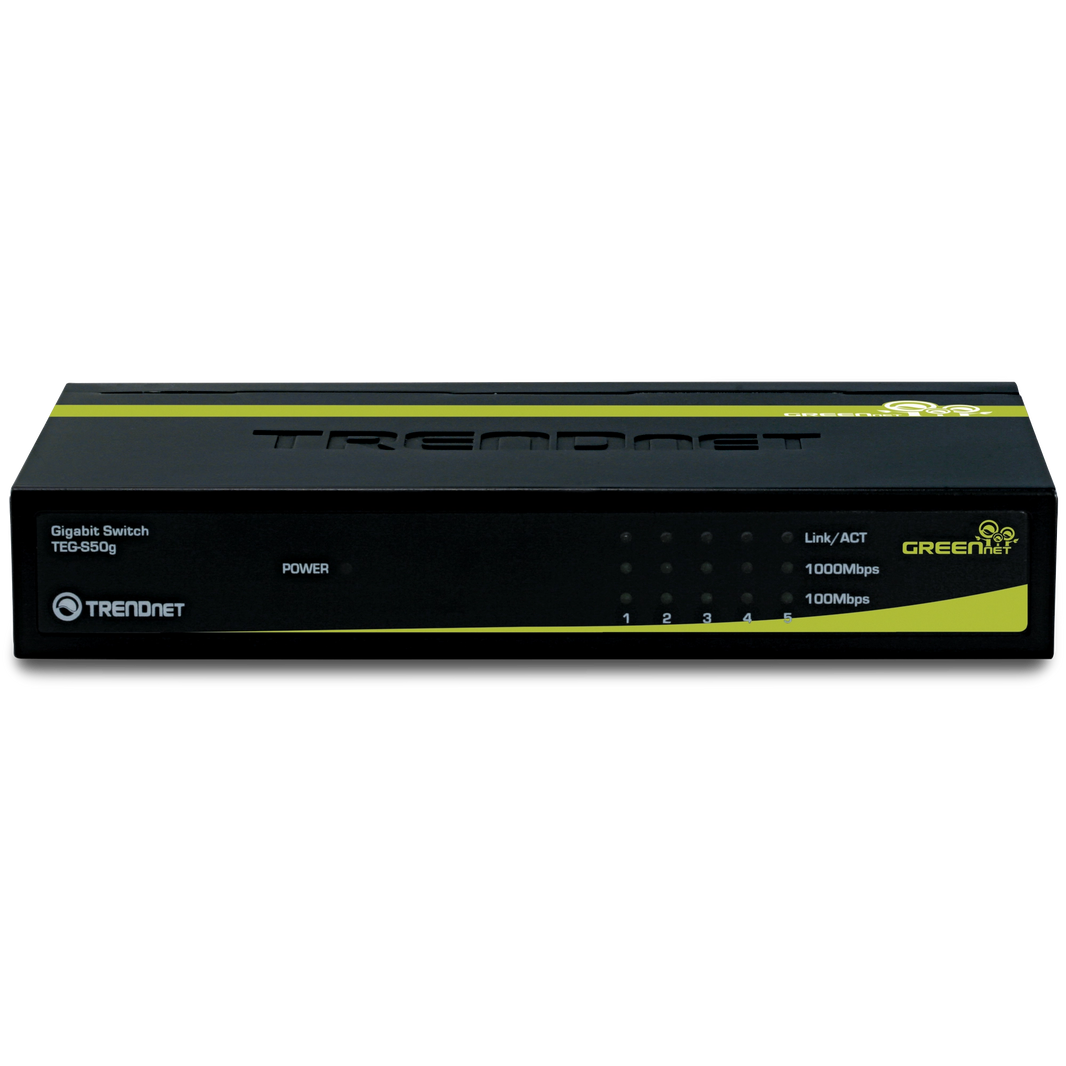 TRENDNET 5-PORT GIGABIT GREENNET SWITCH