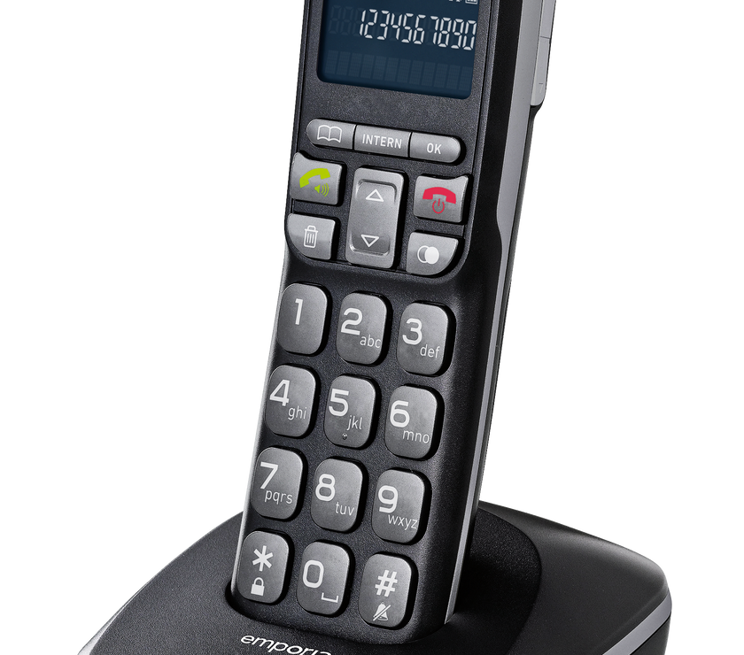 TH Cordless Dect Phone - Black