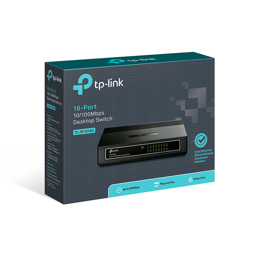 TP-Link 16-Port 10/100 Switch Desktop V6