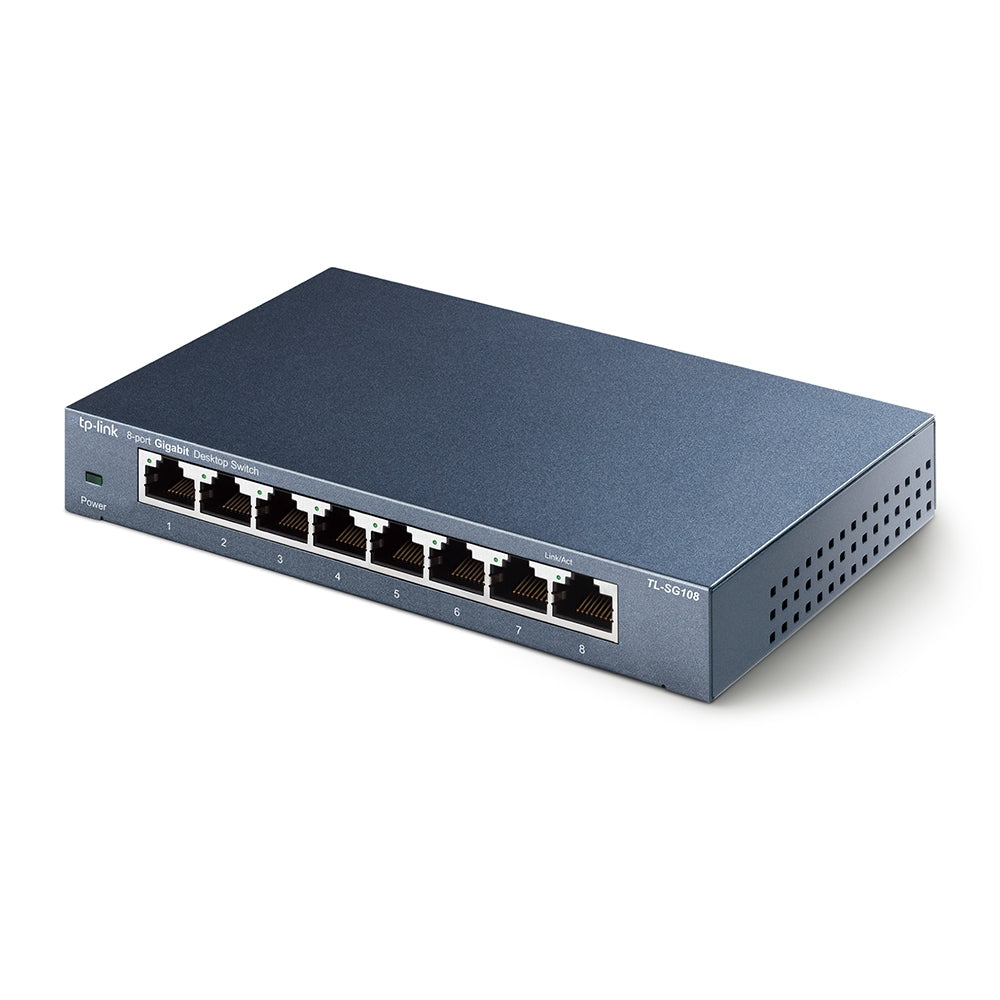 8-Port Gigabit Desktop Switch Steel Case