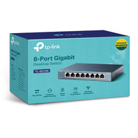 8-Port Gigabit Desktop Switch Steel Case