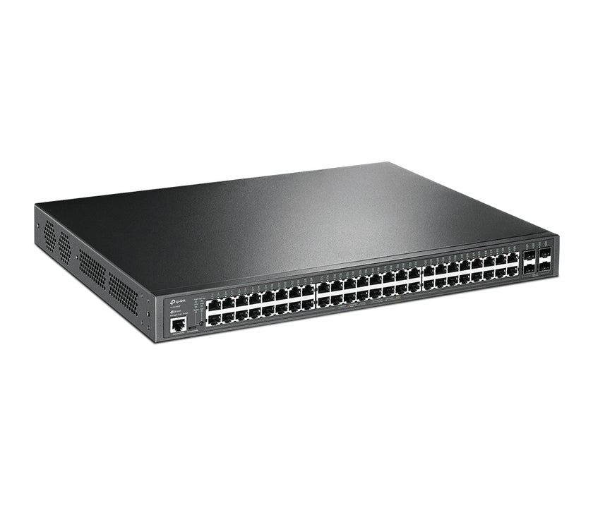 TP-Link JetStream 52-Port Gigabit L2+ Managed Switch with 48-Port PoE+