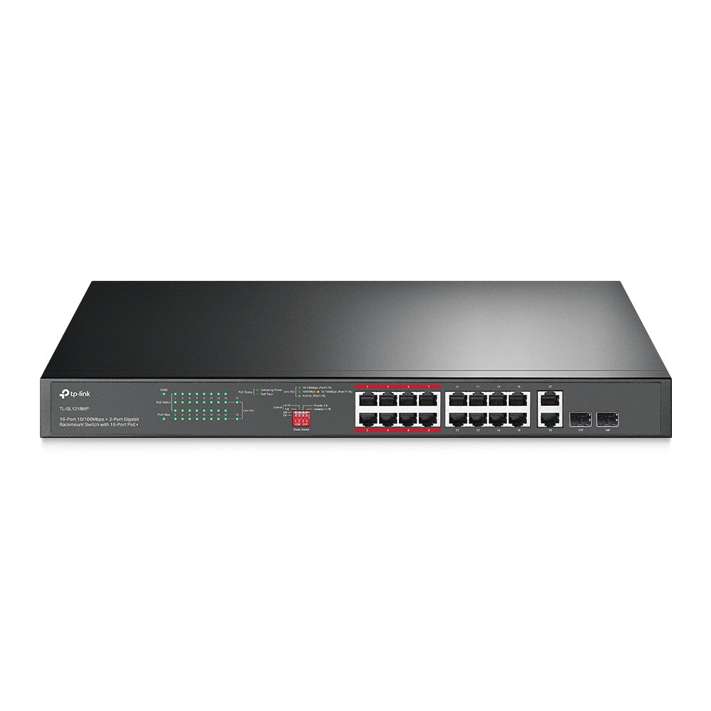 TP-LINK TL-SL1218MP 16P UNMAN POE SW