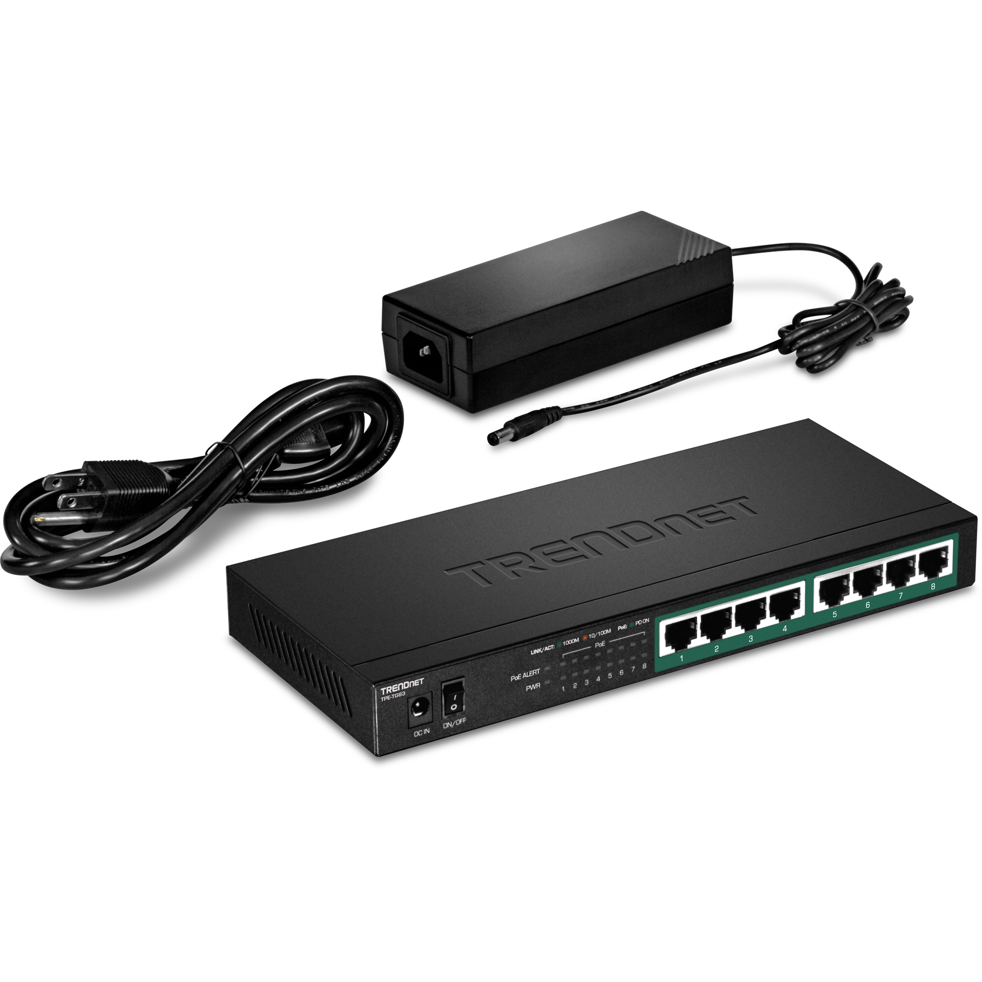 8 PORT GIGABIT POE+ SWITCH