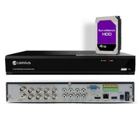 16 channel 8 dome cam 4K NVR CCTV kit