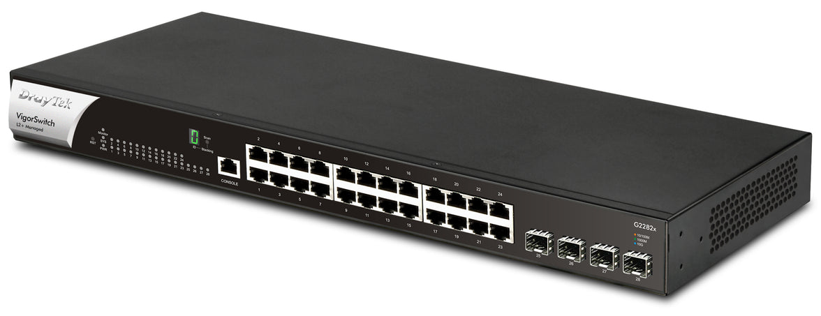 DrayTek VigorSwitch G2282x L2+ Managed 24-Port