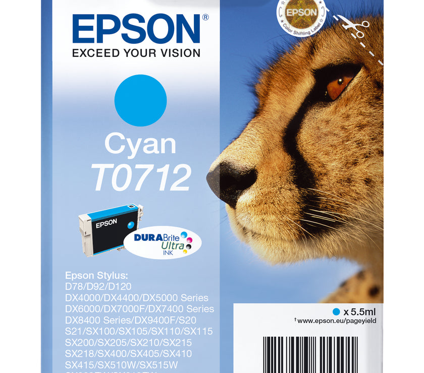 T0712 Cyan Ink