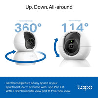 TP-LINK Pan/Tilt AI Home Security Camera
