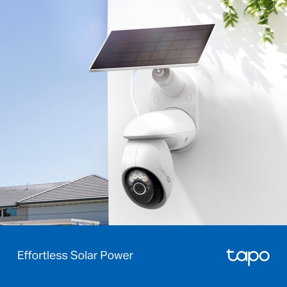 SOLAR-POWERED PAN/TILT SECURITY CAMERA