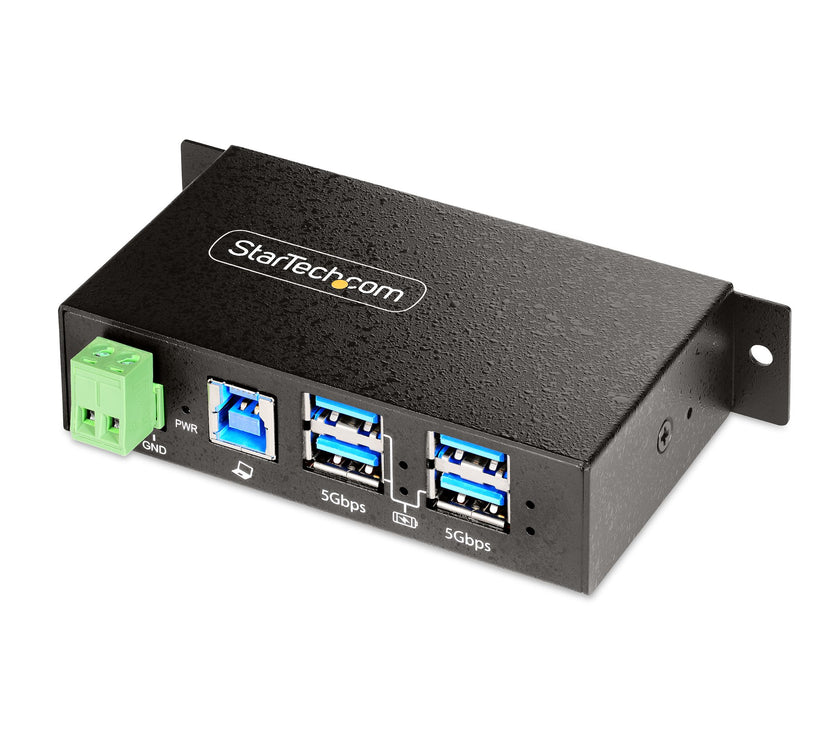4-Port Managed Industrial USB Hub 5Gbps