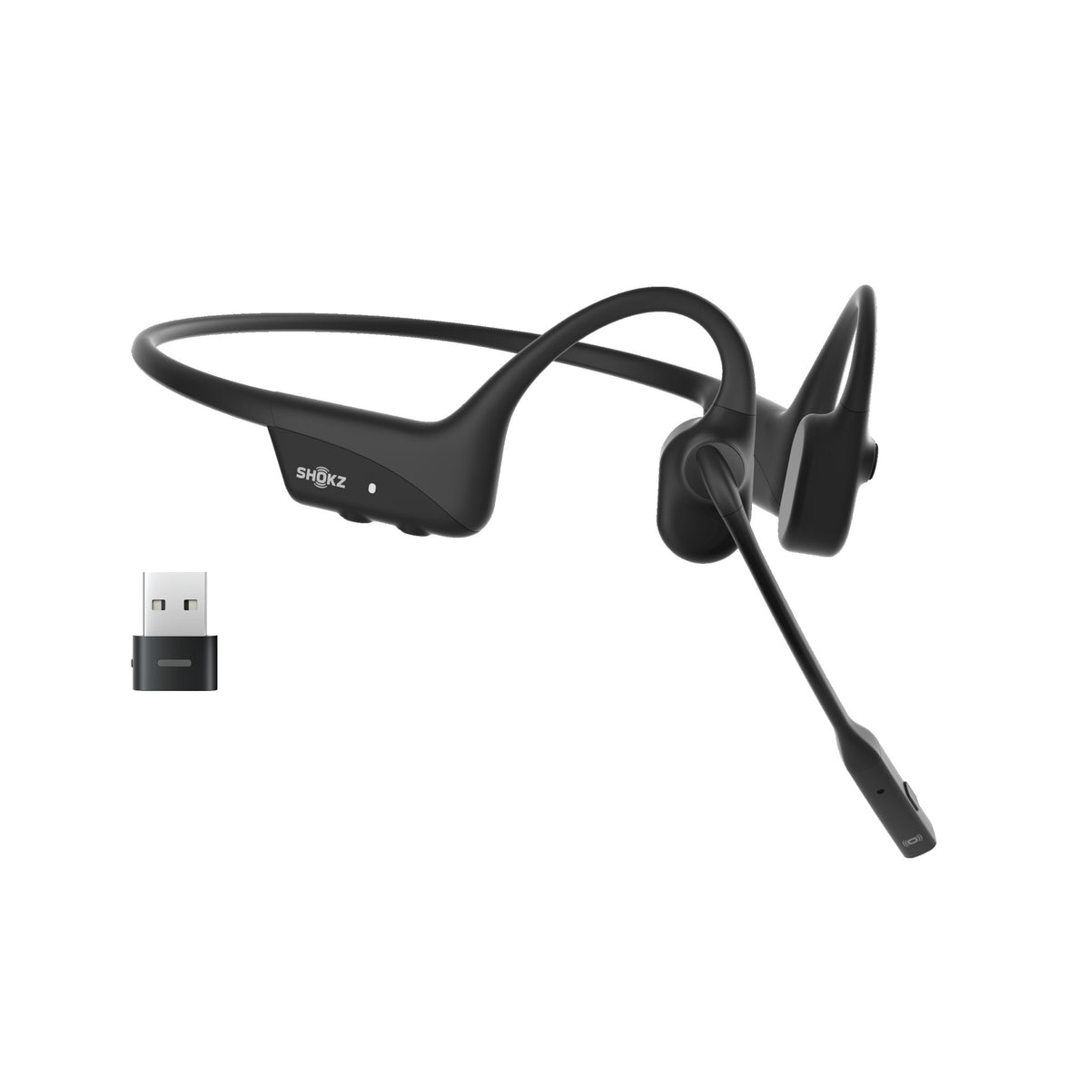 SHOKZ OpenComm2 UC USB-A Bone Conduction Stereo Bluetooth Headset